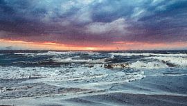 Une mer hollandaise agitée sur Dorothea van der Staaij