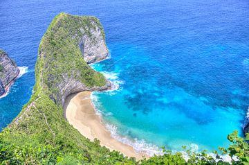 Kelingking Beach in all its colourful glory - postcard motif from Nusa Penida by Roith Fotografie