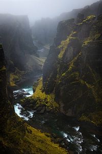 Das wunderschöne Tal Fjadrargljufur in Island
