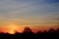 A beautiful sunset in Amsterdam