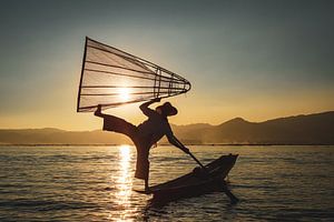Die Fischer vom Inle See in Myanmar