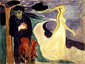 Edvard Munch. La séparation par 1000 Schilderijen Aperçu