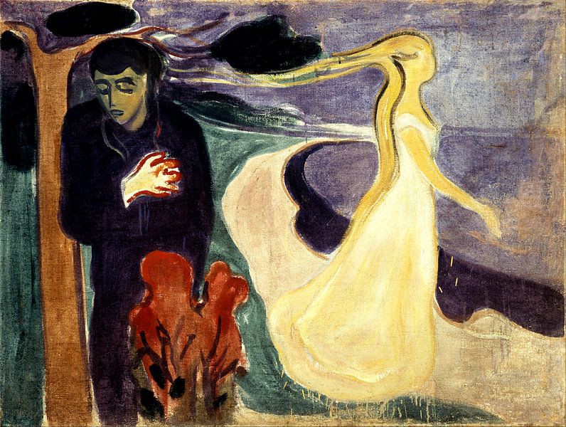 Edvard Munch. La séparation par 1000 Schilderijen