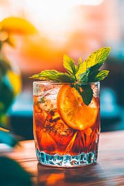 Erfrischender Sommercocktail von Poster Art Shop