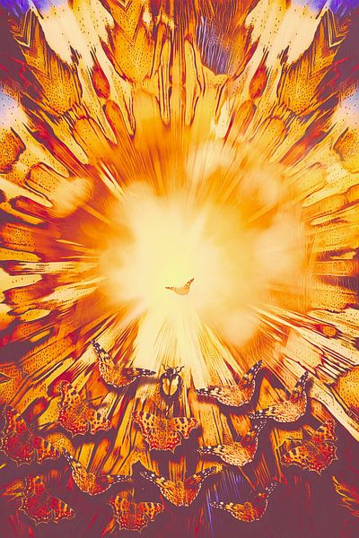 The butterfly invasion in the 1970s by Helga Blanke