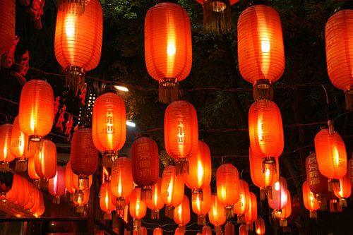 Les lampes de la rue Zhangzizhong à Pékin 03 Lampions