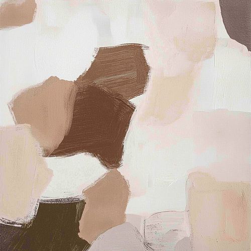 Jeu abstrait de tons doux et de textures