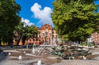 View to a historical building in Rostock, Germany by Rico Ködder thumbnail