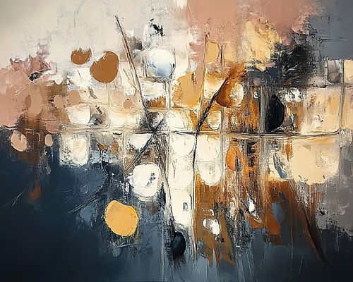 Abstrakt Schwarz und weiß