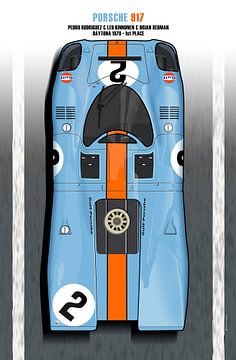 917 Rodriguez + Kinnunen, Daytona 1970 van Theodor Decker