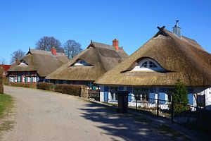 Kapitänshäuser in Wustrow - Ostsee