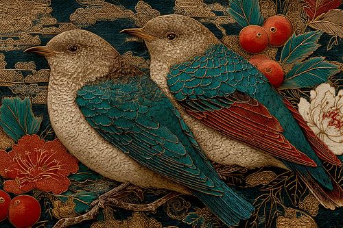 japanse kleurrijke kunst