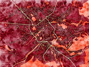 Karte von Eupen im stil 'Amber Autumn'