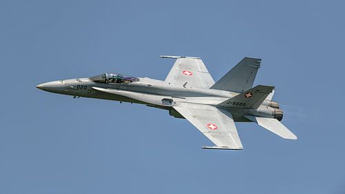 F/A-18 Hornet Solo Display Swiss Air Force.