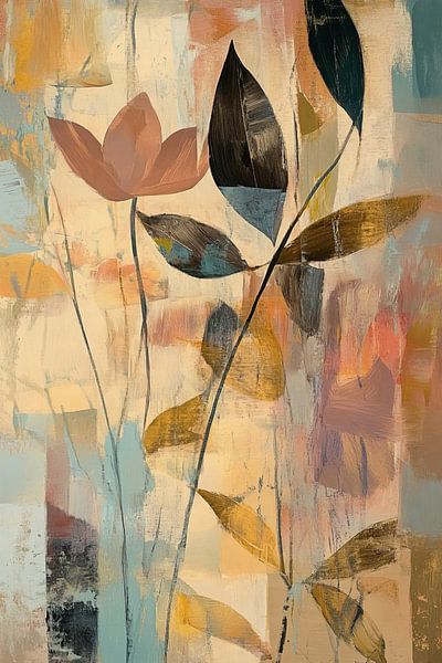 Bloemenkunst | Soft Pastel Petals Dance van Zen en Meer