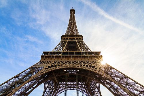 Eiffeltoren Parijs wide