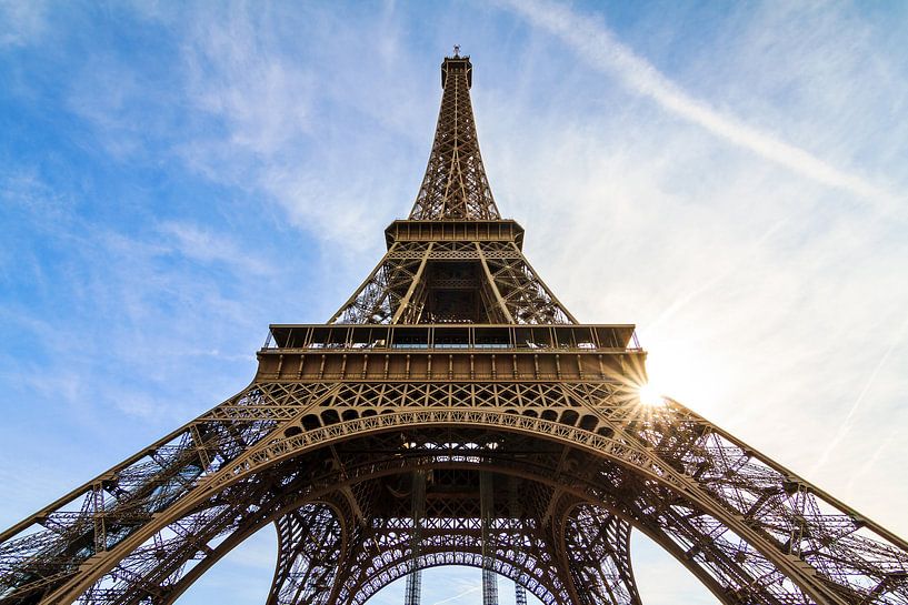 Eiffel Tower Paris wide by Dennis van de Water