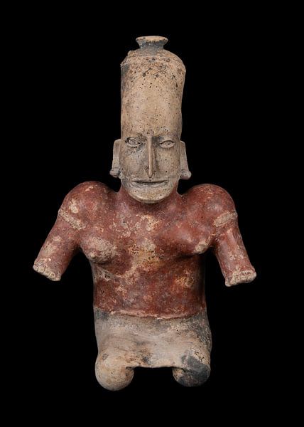 Female Pre-Columbian statue Mexico Jalisco by littletreasureshouse