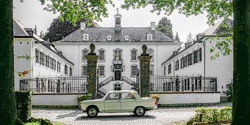 Oldtimer au château de Vaalsbroek, Vaals, Limbourg, Pays-Bas. sur Jaap Bosma Fotografie