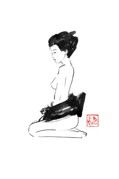 nude geisha by Péchane Sumie