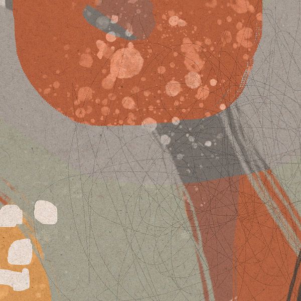 Moderne abstrakte Kunst in Pastellfarben Nr. 7 von Dina Dankers