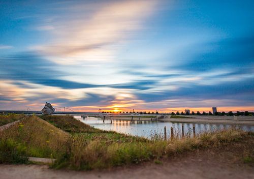 Het uitzicht vanaf Veur-Lent op het masker en de oversteek van Daniëlle Langelaar Photography