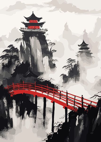 Peinture japonaise par Mason Scott