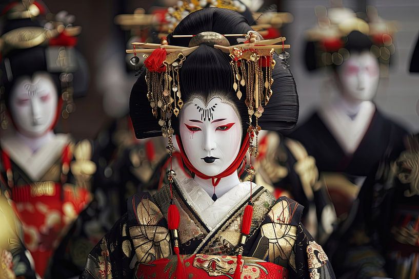 japanese kabuki theatre player by Egon Zitter