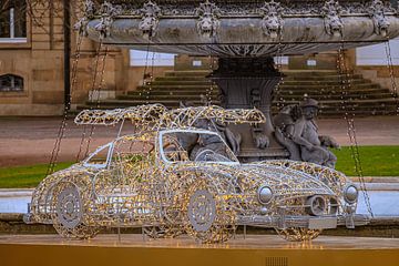 KERSTSFEER OP HET KASTEELPLEIN VAN STUTTGART van Photoart-Naegele