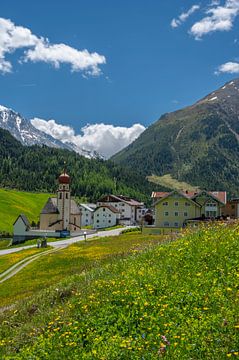Vent village in the Tiroler Alps in Austira during springtime by Sjoerd van der Wal Photography