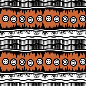 Motif Navajo Aztec Abstrait 7 sur Gisela- Art for You