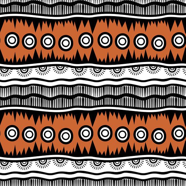 Navajo-Muster Azteke Abstrakt 7 von Moonheart Artworks