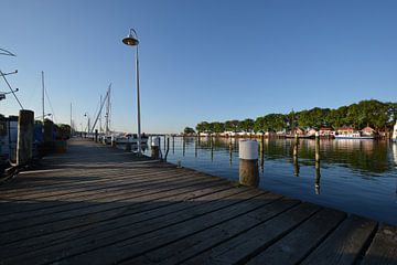 Bootssteg im Hafen Lauterbach