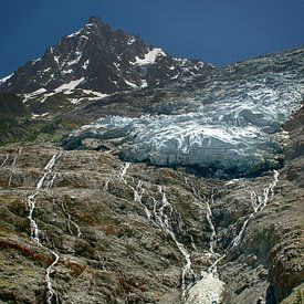 la jonction glacier des bossons van Hans Lubout