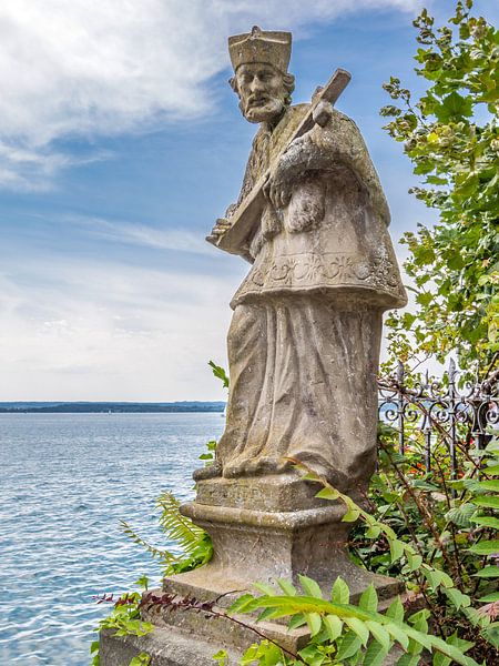 BADEN-WUERTTEMBERG : Nepomuk in Meersburg by Photoart-Naegele