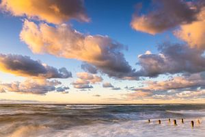 Wolken boven de Oostzee van Daniela Beyer