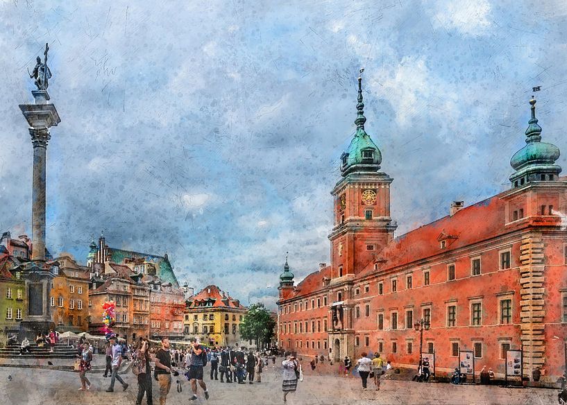 Aquarelles de Varsovie #warsaw par JBJart Justyna Jaszke