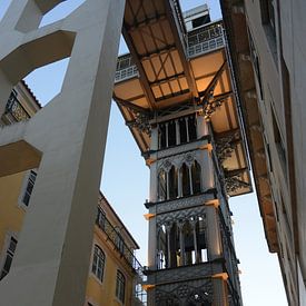 Lissabon Santa Justa Lift van Philippe Wuestenbergs