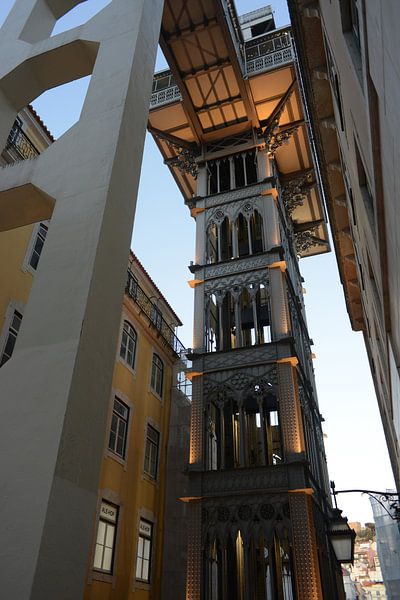 Lissabon Santa Justa Lift van Philippe Wuestenbergs