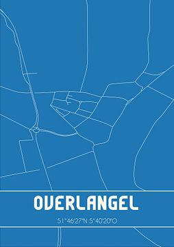 Plan d'ensemble | Carte | Overlangel (Nord-Brabant) sur Rezona