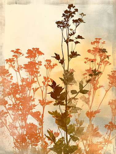 Blumen im Schein der Abendsonne