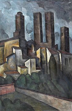 San Gimignano, ALEXANDER KANOLDT, 1916 sur Atelier Liesjes