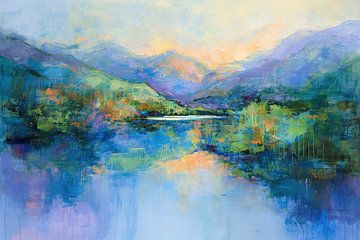 Modern Colourful | Vibrant Quietude by Art Whims