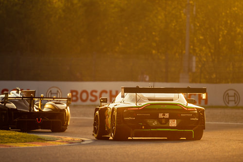 Aston Martin Vantage GT3 op Spa Francorchamps