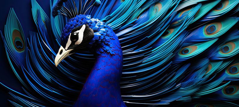 Birds: Peacocks by Eye catching paintings