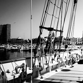 Caravelle ancienne, noir et blanc van Arianor Photography