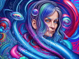 Grandma's Psychedelic Adventure III von DeVerviersBelgium