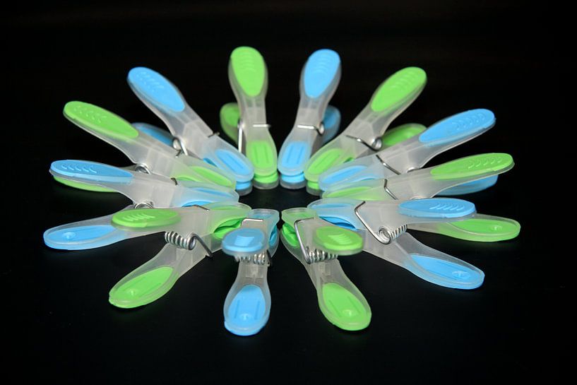 Kleurrijke wasknijpers van Jolanta Mayerberg