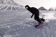Snowboarden op de Hintertux Gletjser in Oostenrijk van Hidde Hageman thumbnail