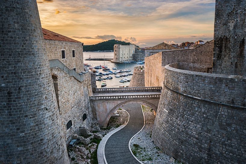 Chemin vers Dubrovnik par Michael Abid